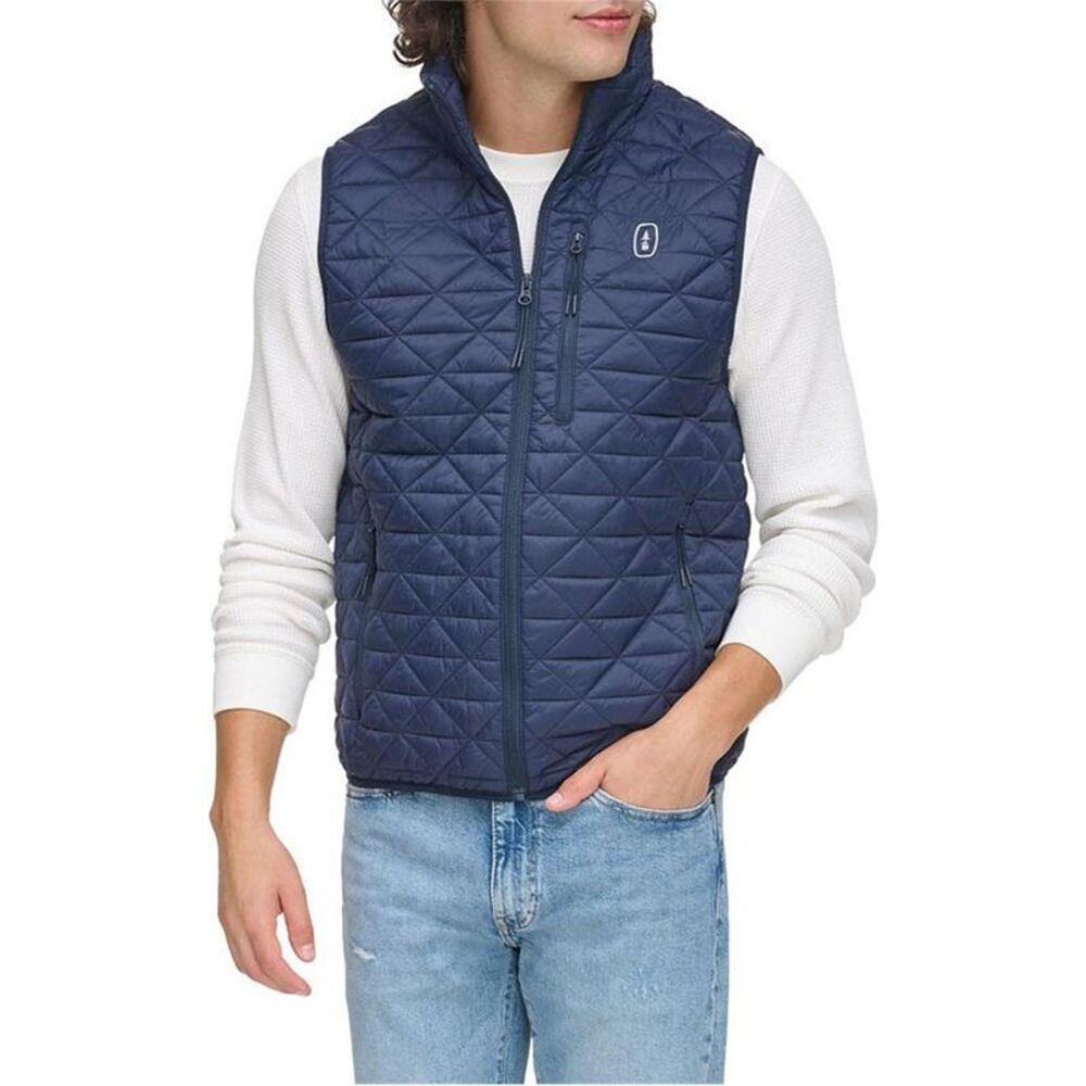 BASS OUTDOOR Mens Delta Diamond Quilted Packable Puffer Vest, NWT